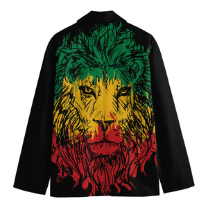 Rasta Lion Print Men's Blazer