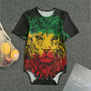 Rasta Lion Print Men's Bodysuit