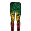 Rasta Lion Print Men's leggings