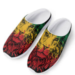 Rasta Lion Print Mesh Casual Shoes
