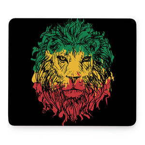 Rasta Lion Print Mouse Pad