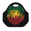 Rasta Lion Print Neoprene Lunch Bag