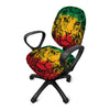 Rasta Lion Print Office Chair Cover