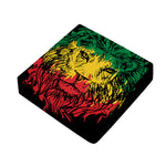 Rasta Lion Print Outdoor Seat Cushion Cover