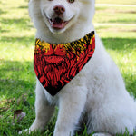 Rasta Lion Print Over The Collar Dog Bandana