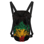 Rasta Lion Print Pet Carrier Backpack