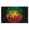 Rasta Lion Print Polyester Doormat