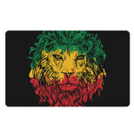 Rasta Lion Print Polyester Doormat