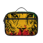 Rasta Lion Print Portable Lunch Bag