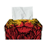 Rasta Lion Print Rectangle Tissue Box Cover