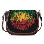 Rasta Lion Print Saddle Bag