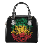 Rasta Lion Print Shoulder Handbag