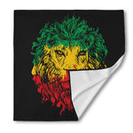 Rasta Lion Print Silk Bandana