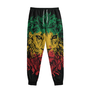 Rasta Lion Print Sweatpants