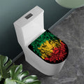 Rasta Lion Print Toilet Lid Cover