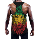 Rasta Lion Print Training Tank Top