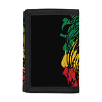 Rasta Lion Print Trifold Wallet