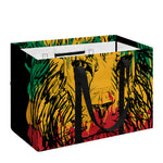 Rasta Lion Print Utility Tote Bag