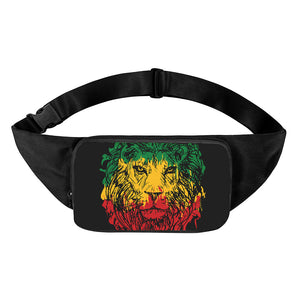 Rasta Lion Print Waist Bag