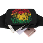 Rasta Lion Print Waist Bag