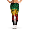 Rasta Lion Print Women's Leggings