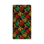 Rasta Marijuana Pattern Print Baby Crib Sheet