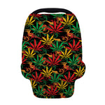 Rasta Marijuana Pattern Print Baby Seat Cover