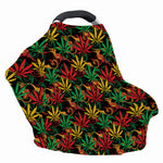 Rasta Marijuana Pattern Print Baby Seat Cover
