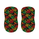 Rasta Marijuana Pattern Print Bar Stool Covers