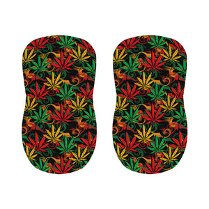 Rasta Marijuana Pattern Print Bar Stool Covers