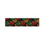 Rasta Marijuana Pattern Print Bed Runner