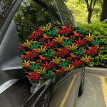 Rasta Marijuana Pattern Print Car Side Mirror Covers