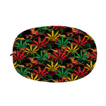 Rasta Marijuana Pattern Print Car Side Mirror Covers