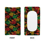 Rasta Marijuana Pattern Print Changing Pad Cover