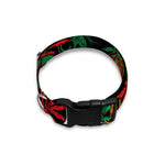 Rasta Marijuana Pattern Print Dog Collar