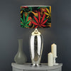 Rasta Marijuana Pattern Print Drum Lamp Shade