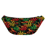 Rasta Marijuana Pattern Print Fanny Pack