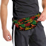 Rasta Marijuana Pattern Print Fanny Pack