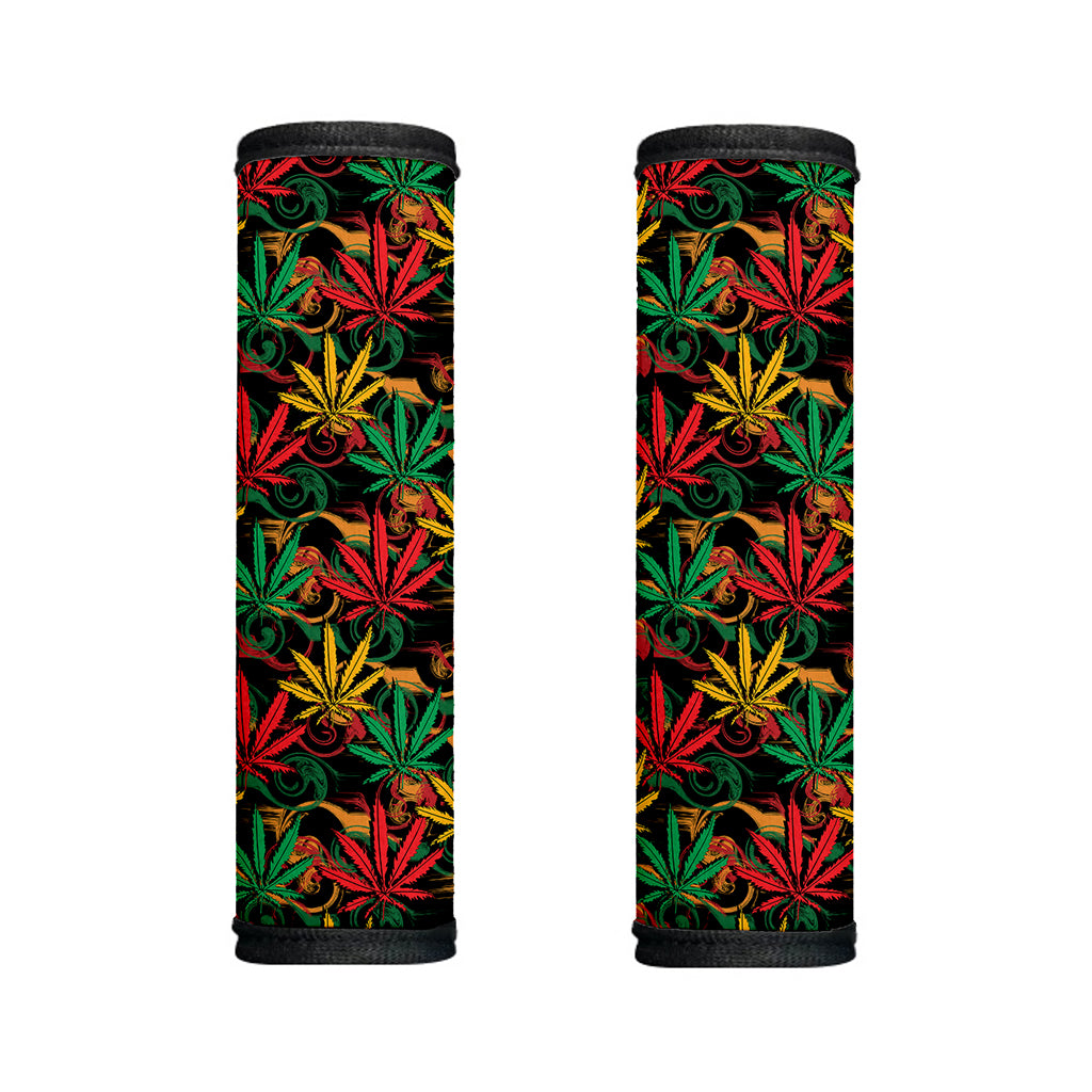 Rasta Marijuana Pattern Print Handle Covers