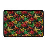Rasta Marijuana Pattern Print Kitchen Mat