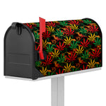 Rasta Marijuana Pattern Print Mailbox Cover