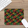 Rasta Marijuana Pattern Print Mouse Pad