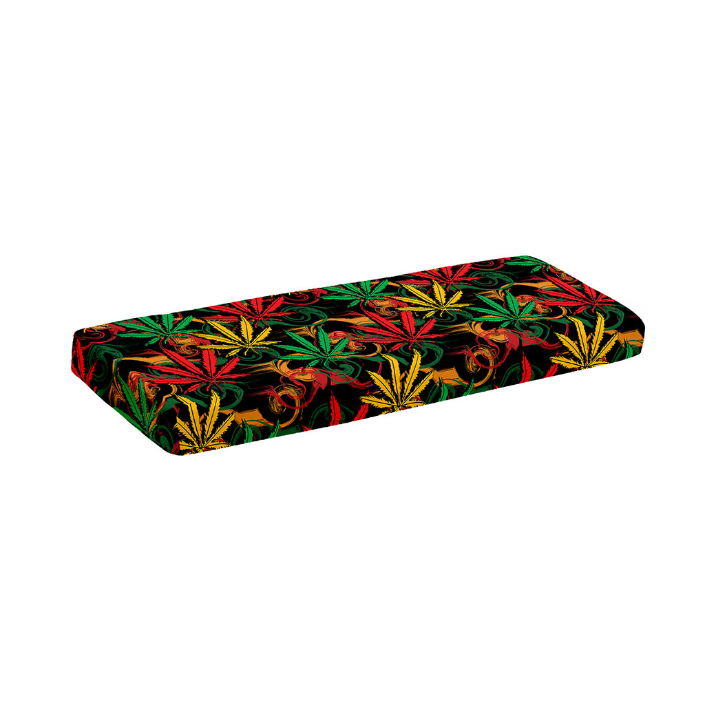 Rasta Marijuana Pattern Print Piano Keyboard Cover