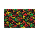 Rasta Marijuana Pattern Print Polyester Flag