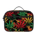 Rasta Marijuana Pattern Print Portable Lunch Bag
