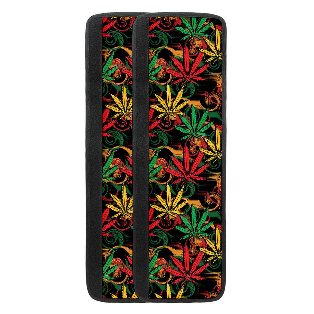 Rasta Marijuana Pattern Print Refrigerator Handle Covers