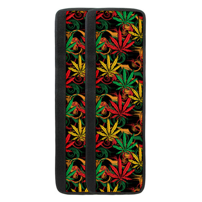 Rasta Marijuana Pattern Print Refrigerator Handle Covers