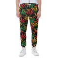Rasta Marijuana Pattern Print Joggers