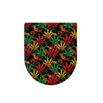 Rasta Marijuana Pattern Print Toilet Lid Cover
