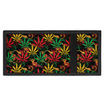 Rasta Marijuana Pattern Print Trifold Wallet